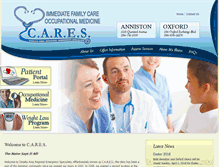 Tablet Screenshot of caresinfo.com